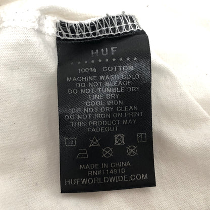 【現状渡し品】【メンズ】 HUF ハフ REGIONAL LS TEE 長袖 Tシャツ ロンT バックプリント トップス 古着 142-261005-rs-02-fur サイズ：L カラー：ホワイト 万代Net店