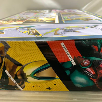 【未使用品】 仮面ライダーゼッツ 変身ベルト DXゼッツドライバー＆イナズマブラスター スペシャルなりきりセット 042-260804-MS-04-min 万代Net店
