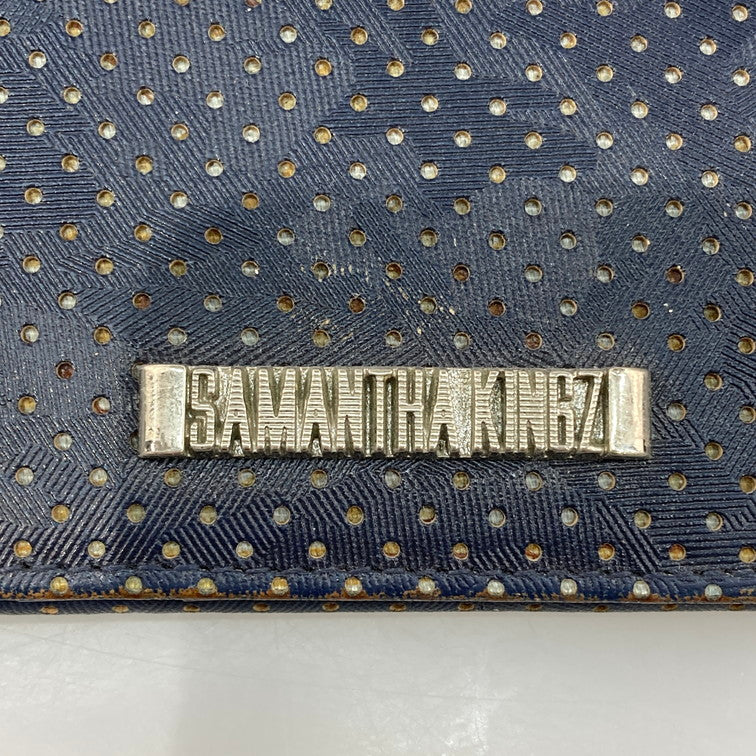 【中古品】【メンズ】 samanthe klngz カモフラ×パンチングｗ型押し 長財布 201-260425-WA-02-iwa 万代Net店