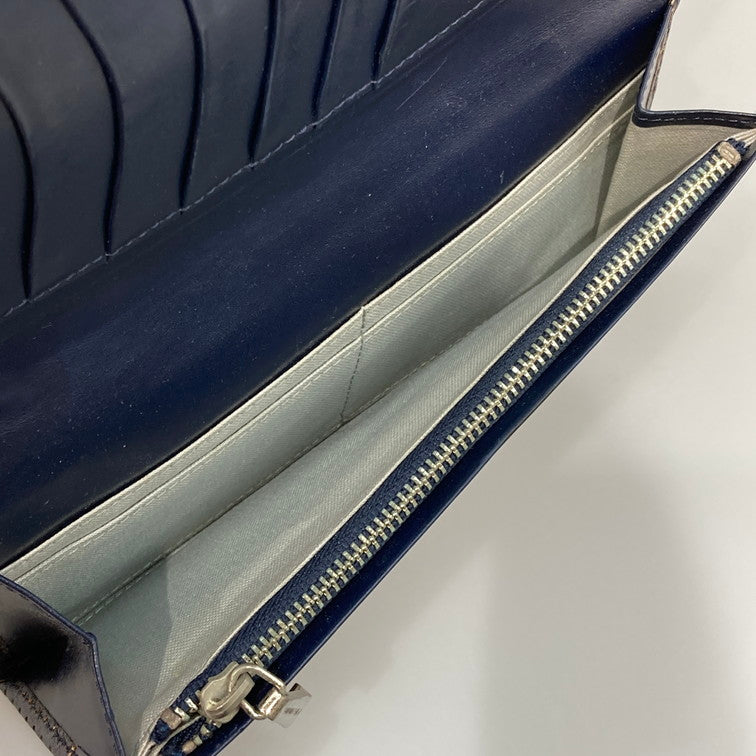 【中古品】【メンズ】 samanthe klngz カモフラ×パンチングｗ型押し 長財布 201-260425-WA-02-iwa 万代Net店