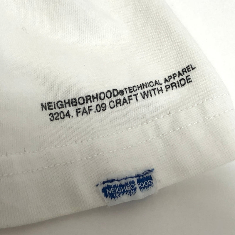 【現状渡し品】【メンズ】 NEIGHBORHOOD × FRAGMENT DESIGN ネイバーフッド S/S TEE 半袖 Tシャツ トップス 古着 142-260708-rs-05-fur サイズ：3 カラー：ホワイト 万代Net店
