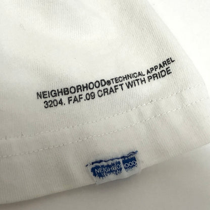 【現状渡し品】【メンズ】 NEIGHBORHOOD × FRAGMENT DESIGN ネイバーフッド S/S TEE 半袖 Tシャツ トップス 古着 142-260708-rs-05-fur サイズ：3 カラー：ホワイト 万代Net店