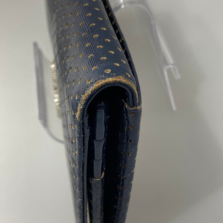【中古品】【メンズ】 samanthe klngz カモフラ×パンチングｗ型押し 長財布 201-260425-WA-02-iwa 万代Net店