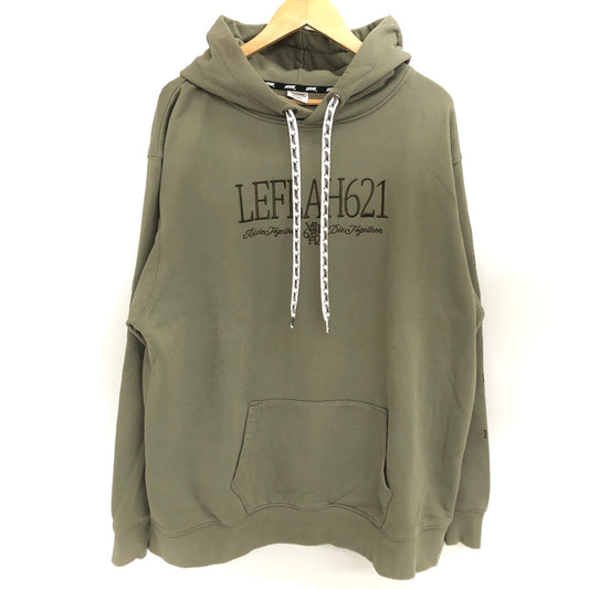 【中古品】【メンズ】 LEFLAH レフラー HOODED SWEATSHIRT フーディ パーカー 長袖 トップス 142-260708-rs-07-fur サイズ：XL カラー：カーキ 万代Net店