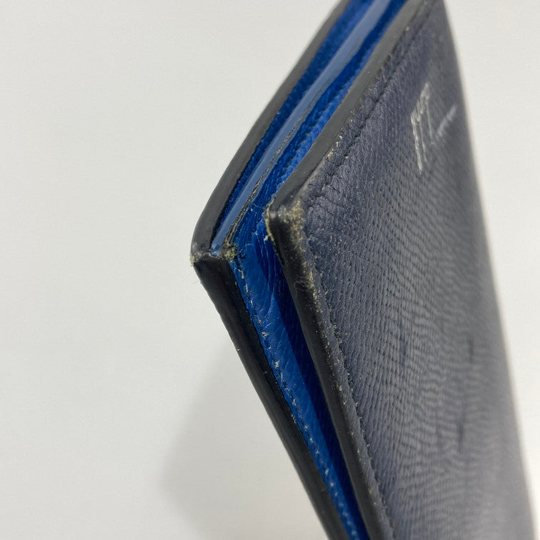 【中古品】【メンズ】 DUNHILL ダンヒル 18F2100CA410CADOGAN 長財布 200-260425-WA-03-iwa カラー：ネイビー/ブルー 万代Net店