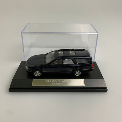 【現状渡し品】 Hi-Story ハイストーリー 1/43 NISSAN STAGEA 1996 25RS(ダークブルーパール) ニッサン ステージア ミニカー 061-260427-AS-11-min 万代Net店