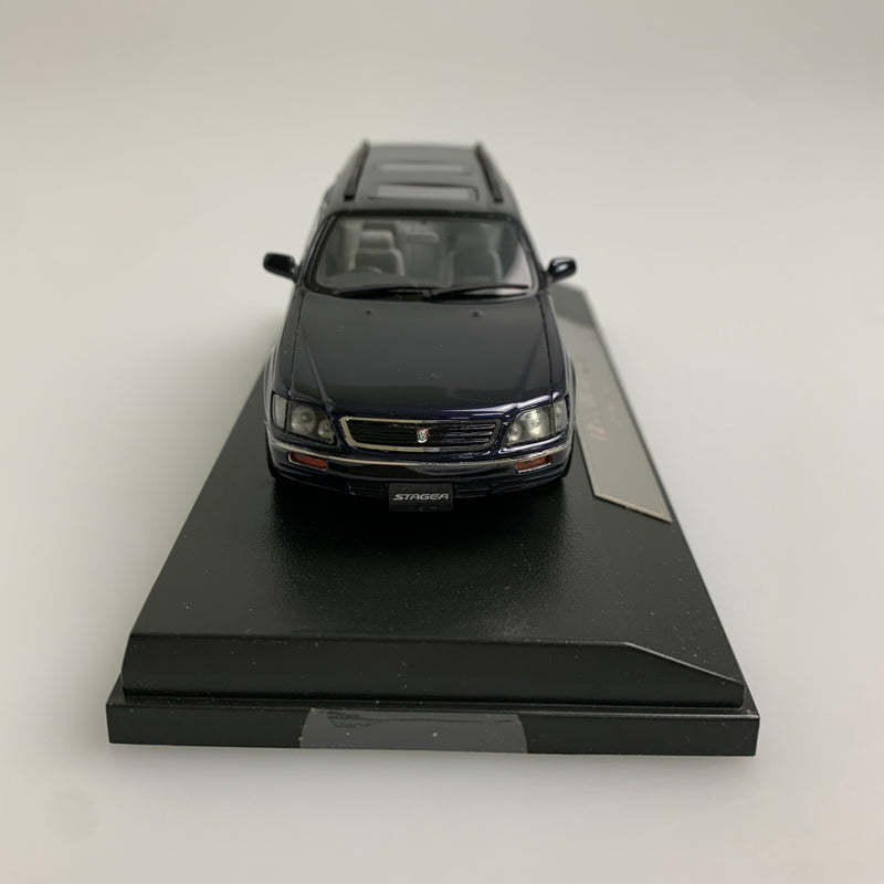 【現状渡し品】 Hi-Story ハイストーリー 1/43 NISSAN STAGEA 1996 25RS(ダークブルーパール) ニッサン ステージア ミニカー 061-260427-AS-11-min 万代Net店