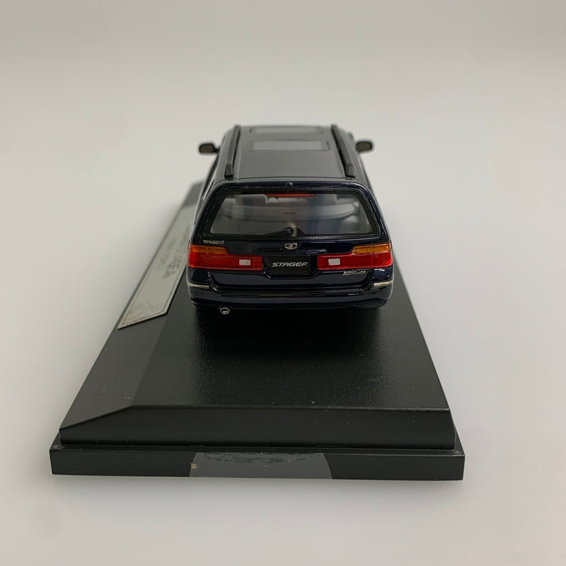 【現状渡し品】 Hi-Story ハイストーリー 1/43 NISSAN STAGEA 1996 25RS(ダークブルーパール) ニッサン ステージア ミニカー 061-260427-AS-11-min 万代Net店