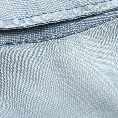 【ジャンク品】【メンズ】 USED US NAVY 80S CHAMBRAY TYPE2 長袖 シャツ トップス 古着 ヴィンテージ 146-260708-rs-08-fur サイズ：不明 カラー：ライトブルー 万代Net店
