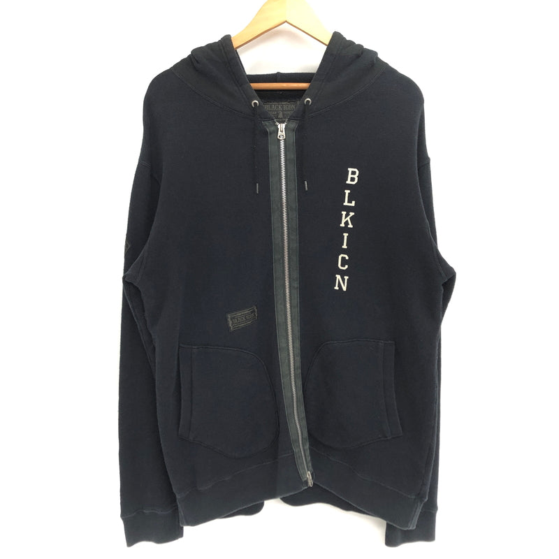 【現状渡し品】【メンズ】 NEIGHBORHOOD ネイバーフッド BLACK ICON 112ATNH-CSM02 ジップパーカー 長袖 トップス 古着 142-260708-rs-09-fur サイズ：XL カラー：ブラック 万代Net店