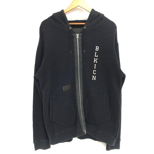 【現状渡し品】【メンズ】 NEIGHBORHOOD ネイバーフッド BLACK ICON 112ATNH-CSM02 ジップパーカー 長袖 トップス 古着 142-260708-rs-09-fur サイズ：XL カラー：ブラック 万代Net店
