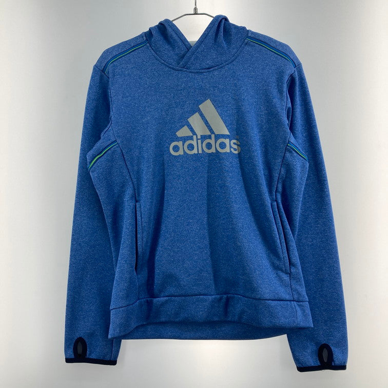【中古品】【メンズ】 adidas アディダス パーカー 148-260107-WA-01-iwa サイズ：L カラー：ブルー系 万代Net店