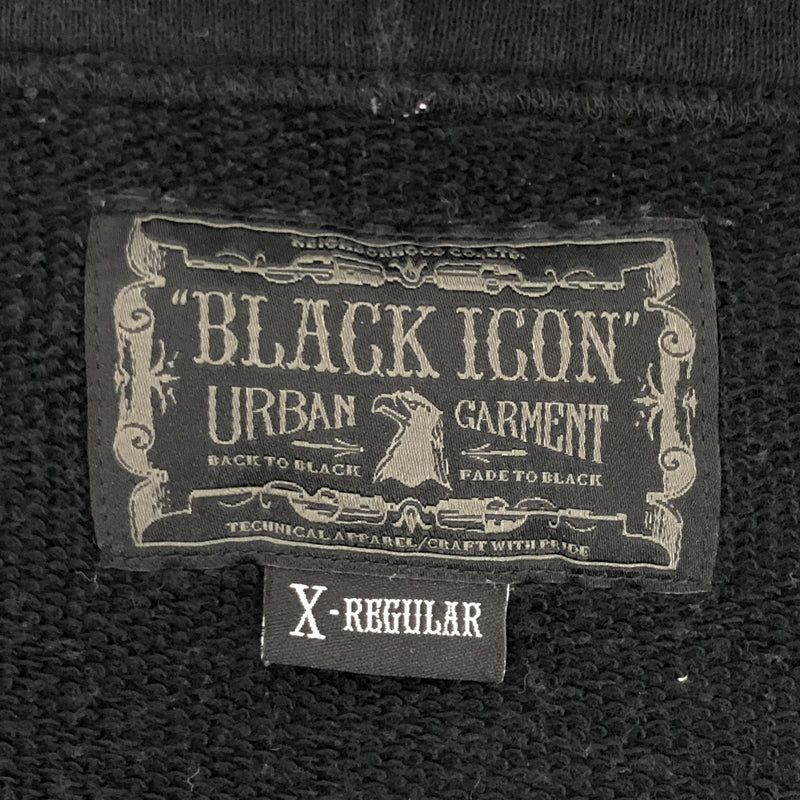 【現状渡し品】【メンズ】 NEIGHBORHOOD ネイバーフッド BLACK ICON 112ATNH-CSM02 ジップパーカー 長袖 トップス 古着 142-260708-rs-09-fur サイズ：XL カラー：ブラック 万代Net店