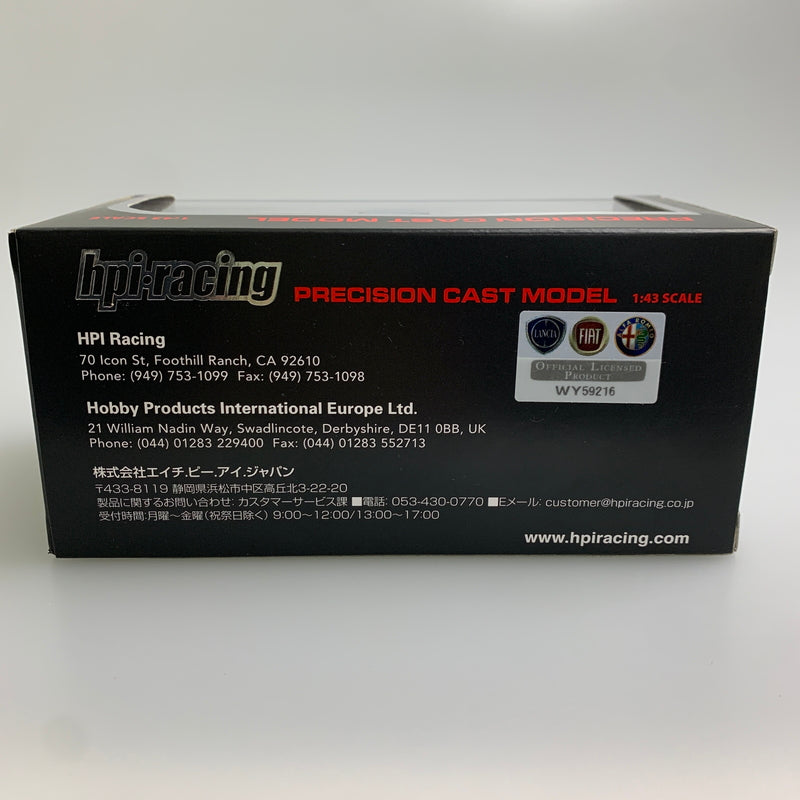 【現状渡し品】 HPI 1/43 ランチア デルタ HF インテグラーレ エヴォルツォーネ2 ホワイト ミニカー 061-260427-AS-12-min 万代Net店