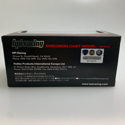 【現状渡し品】 HPI 1/43 ランチア デルタ HF インテグラーレ エヴォルツォーネ2 ホワイト ミニカー 061-260427-AS-12-min 万代Net店