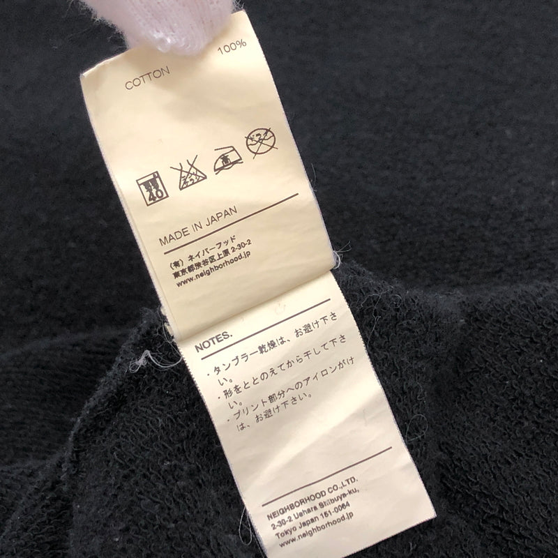 【現状渡し品】【メンズ】 NEIGHBORHOOD ネイバーフッド BLACK ICON 112ATNH-CSM02 ジップパーカー 長袖 トップス 古着 142-260708-rs-09-fur サイズ：XL カラー：ブラック 万代Net店