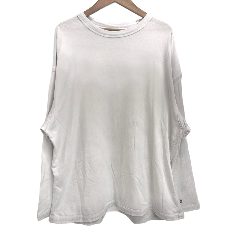 【現状渡し品】【メンズ】 CAHLUMN カラウム 23AW L/S TEE SHIRT 233-1201 無地 長袖 Tシャツ トップス 古着 140-260708-rs-10-fur サイズ：XXL カラー：ホワイト 万代Net店