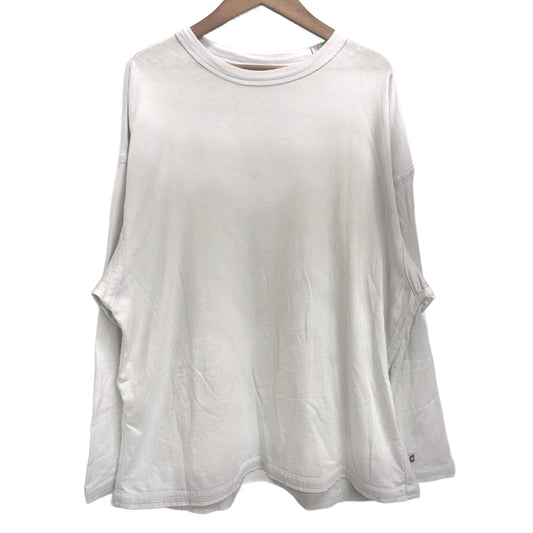 【現状渡し品】【メンズ】 CAHLUMN カラウム 23AW L/S TEE SHIRT 233-1201 無地 長袖 Tシャツ トップス 古着 140-260708-rs-10-fur サイズ：XXL カラー：ホワイト 万代Net店