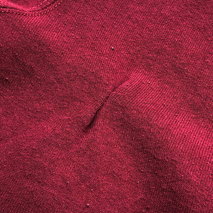 【ジャンク品】【メンズ】 90S SWEATSHIRT スウェット トレーナー USA製 長袖 トップス 古着 ヴィンテージ系 146-260421-rs-01-fur サイズ：M カラー：レッド系 万代Net店