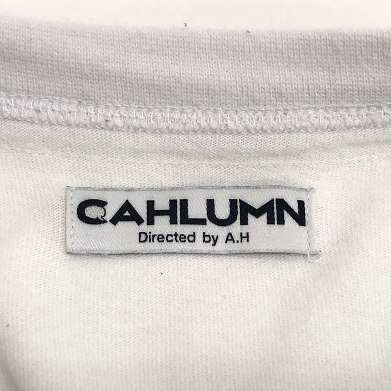【現状渡し品】【メンズ】 CAHLUMN カラウム 23AW L/S TEE SHIRT 233-1201 無地 長袖 Tシャツ トップス 古着 140-260708-rs-10-fur サイズ：XXL カラー：ホワイト 万代Net店