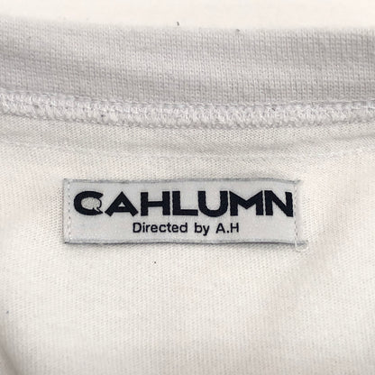 【現状渡し品】【メンズ】 CAHLUMN カラウム 23AW L/S TEE SHIRT 233-1201 無地 長袖 Tシャツ トップス 古着 140-260708-rs-10-fur サイズ：XXL カラー：ホワイト 万代Net店