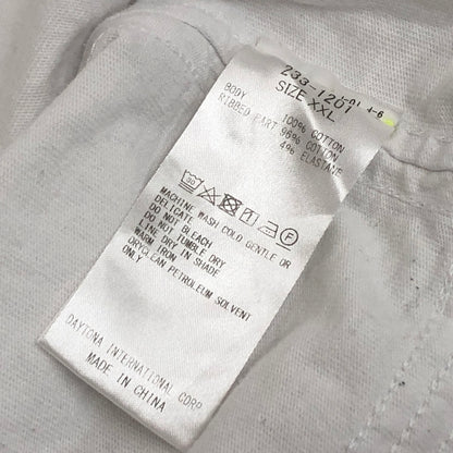 【現状渡し品】【メンズ】 CAHLUMN カラウム 23AW L/S TEE SHIRT 233-1201 無地 長袖 Tシャツ トップス 古着 140-260708-rs-10-fur サイズ：XXL カラー：ホワイト 万代Net店