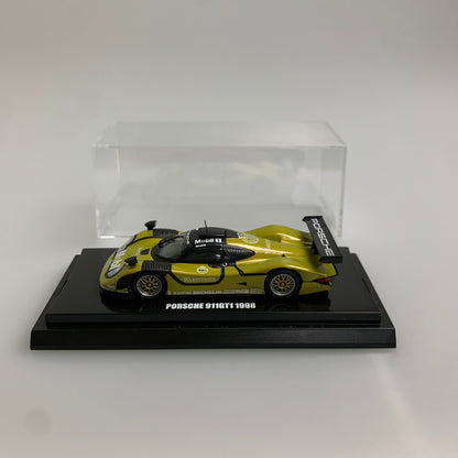 【現状渡し品】 kyosho 京商 1/64 ポルシェ911 GT1 1998 テストカー(イエロー)「Beads Collection」[K06541C] ミニカー 061-260427-AS-14-min 万代Net店