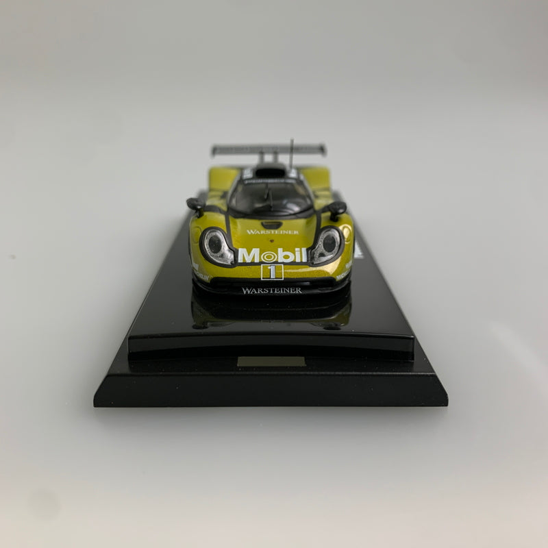 【現状渡し品】 kyosho 京商 1/64 ポルシェ911 GT1 1998 テストカー(イエロー)「Beads Collection」[K06541C] ミニカー 061-260427-AS-14-min 万代Net店
