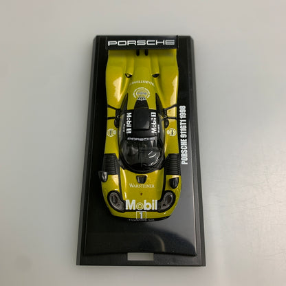【現状渡し品】 kyosho 京商 1/64 ポルシェ911 GT1 1998 テストカー(イエロー)「Beads Collection」[K06541C] ミニカー 061-260427-AS-14-min 万代Net店