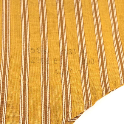 【ジャンク品】【メンズ】 70'S STRIPE SHIRT ストライプ シャツ 長袖 トップス 古着 ヴィンテージ系 146-260421-rs-03-fur サイズ：L カラー：マスタード・イエロー系 万代Net店