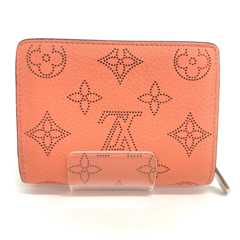 【中古品】【レディース】 LOUIS VUITTON ルイ・ヴィトン マヒナ ポルトフォイユ・クレア M81419 二つ折り財布 179-260709-rs-01-fur カラー：トロピカルコーラル 万代Net店
