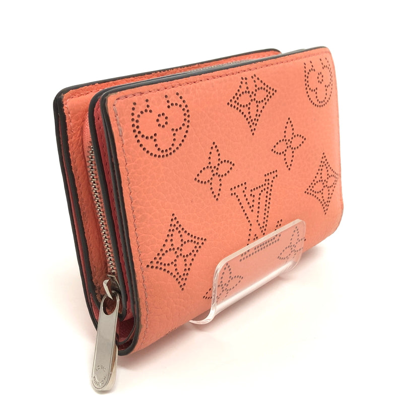 【中古品】【レディース】 LOUIS VUITTON ルイ・ヴィトン マヒナ ポルトフォイユ・クレア M81419 二つ折り財布 179-260709-rs-01-fur カラー：トロピカルコーラル 万代Net店