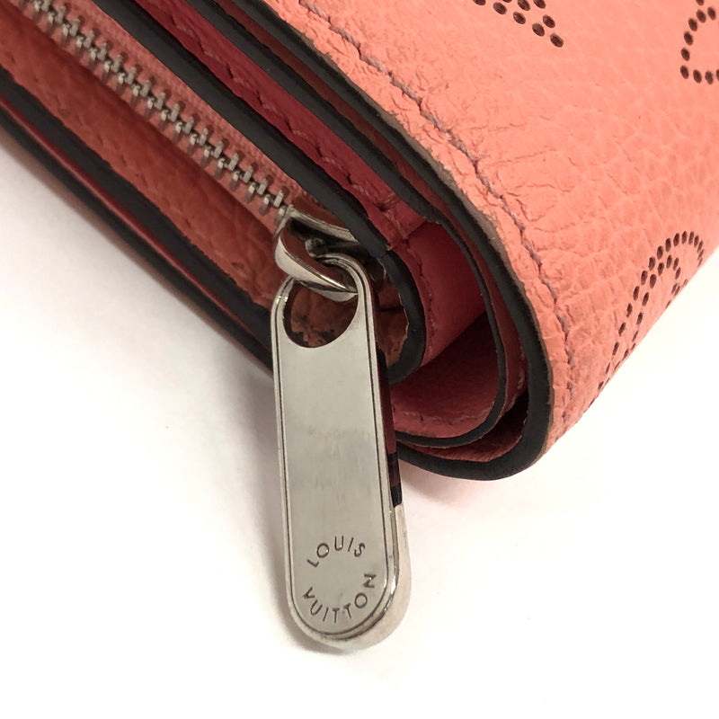 【中古品】【レディース】 LOUIS VUITTON ルイ・ヴィトン マヒナ ポルトフォイユ・クレア M81419 二つ折り財布 179-260709-rs-01-fur カラー：トロピカルコーラル 万代Net店