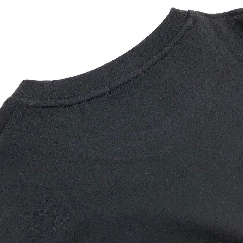 【中古美品】【メンズ】 +CLOTHET クロスクローゼット +C定番 Tailored T-shirt CLK-60060 スビンプラチナム スムース テーラードTシャツ 半袖 トップス 無地 147-250807-rs-01-fur サイズ：4(XL) カラー：ブラック 万代Net店