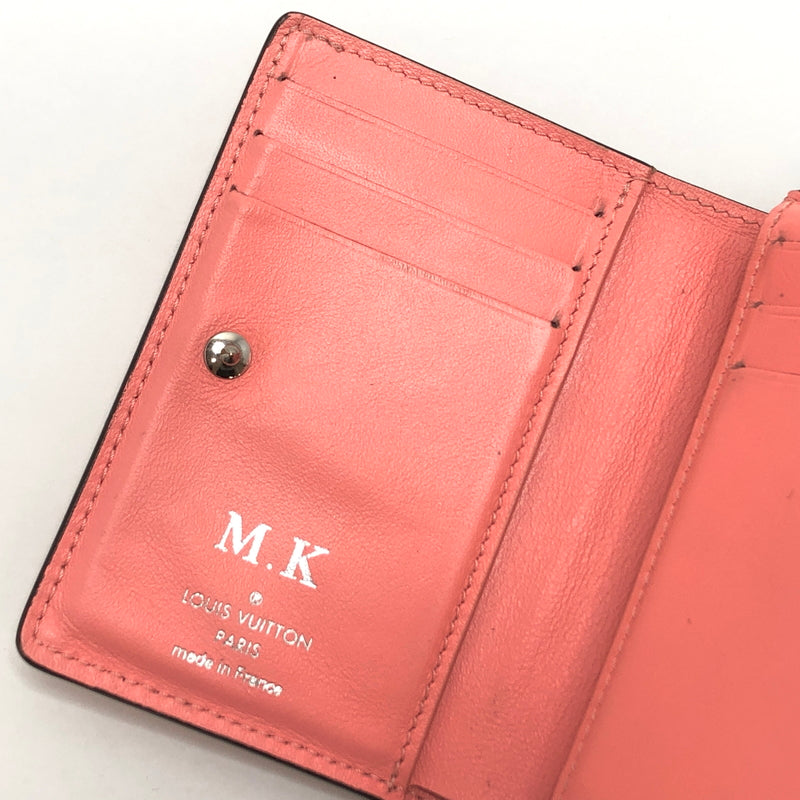 【中古品】【レディース】 LOUIS VUITTON ルイ・ヴィトン マヒナ ポルトフォイユ・クレア M81419 二つ折り財布 179-260709-rs-01-fur カラー：トロピカルコーラル 万代Net店
