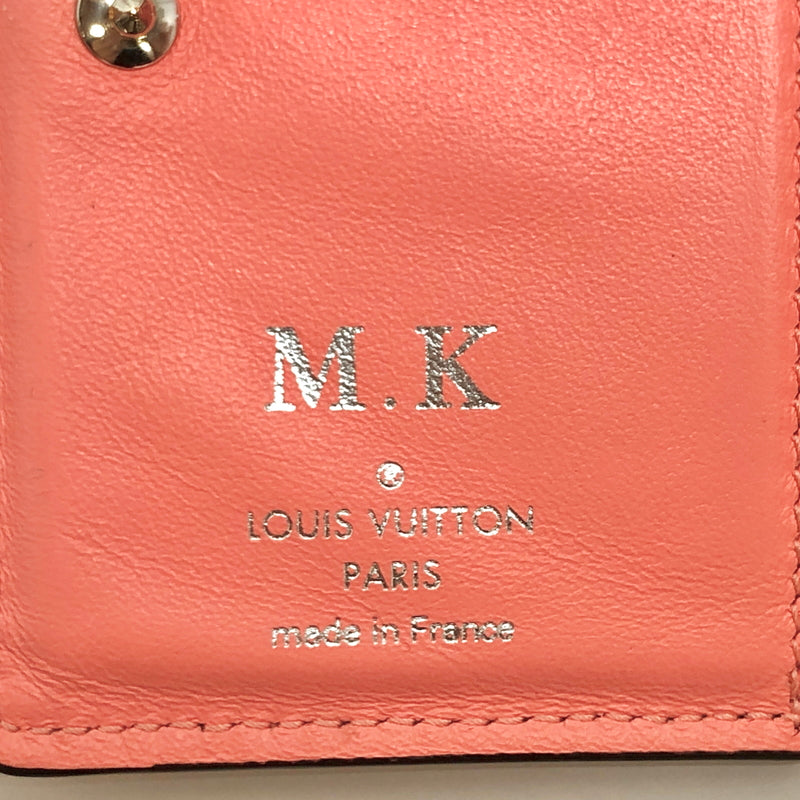【中古品】【レディース】 LOUIS VUITTON ルイ・ヴィトン マヒナ ポルトフォイユ・クレア M81419 二つ折り財布 179-260709-rs-01-fur カラー：トロピカルコーラル 万代Net店