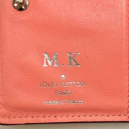 【中古品】【レディース】 LOUIS VUITTON ルイ・ヴィトン マヒナ ポルトフォイユ・クレア M81419 二つ折り財布 179-260709-rs-01-fur カラー：トロピカルコーラル 万代Net店