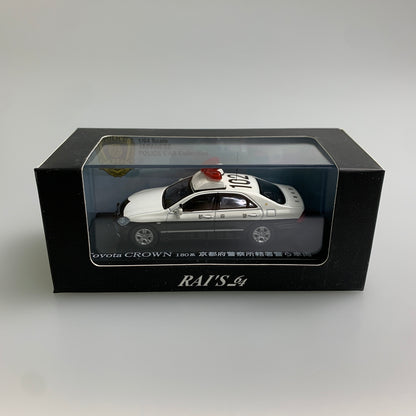 【現状渡し品】 レイズ 1/64 トヨタ クラウン180系 京都府警察所轄署警ら車両 ミニカー 061-260427-AS-16-min 万代Net店