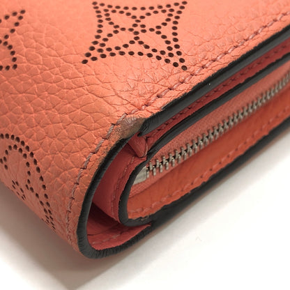 【中古品】【レディース】 LOUIS VUITTON ルイ・ヴィトン マヒナ ポルトフォイユ・クレア M81419 二つ折り財布 179-260709-rs-01-fur カラー：トロピカルコーラル 万代Net店
