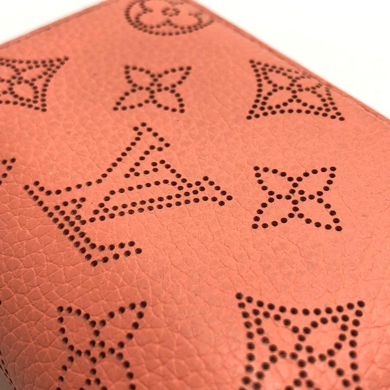 【中古品】【レディース】 LOUIS VUITTON ルイ・ヴィトン マヒナ ポルトフォイユ・クレア M81419 二つ折り財布 179-260709-rs-01-fur カラー：トロピカルコーラル 万代Net店