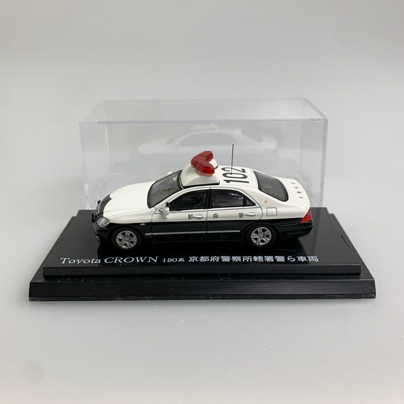 【現状渡し品】 レイズ 1/64 トヨタ クラウン180系 京都府警察所轄署警ら車両 ミニカー 061-260427-AS-16-min 万代Net店