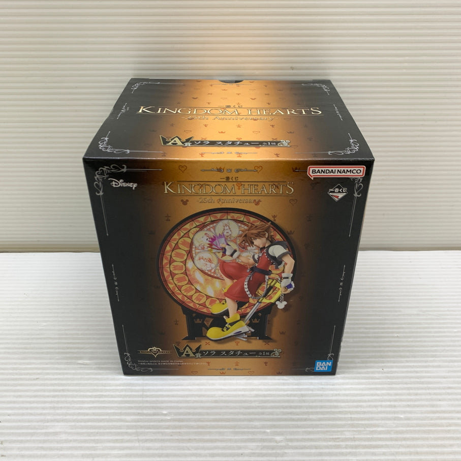 【中古品】 一番くじ キングダムハーツ A賞　ソラ スタチュー フィギュア バンダイ 箱あり 041-260928-YT-06-min 万代Net店
