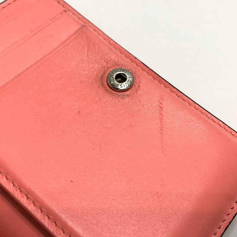 【中古品】【レディース】 LOUIS VUITTON ルイ・ヴィトン マヒナ ポルトフォイユ・クレア M81419 二つ折り財布 179-260709-rs-01-fur カラー：トロピカルコーラル 万代Net店