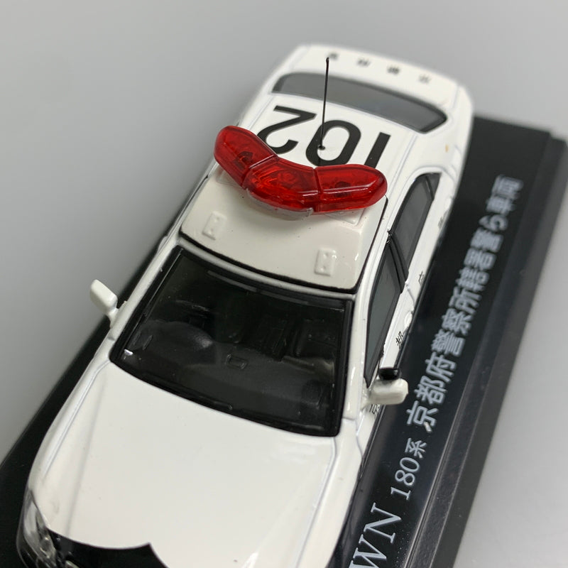【現状渡し品】 レイズ 1/64 トヨタ クラウン180系 京都府警察所轄署警ら車両 ミニカー 061-260427-AS-16-min 万代Net店