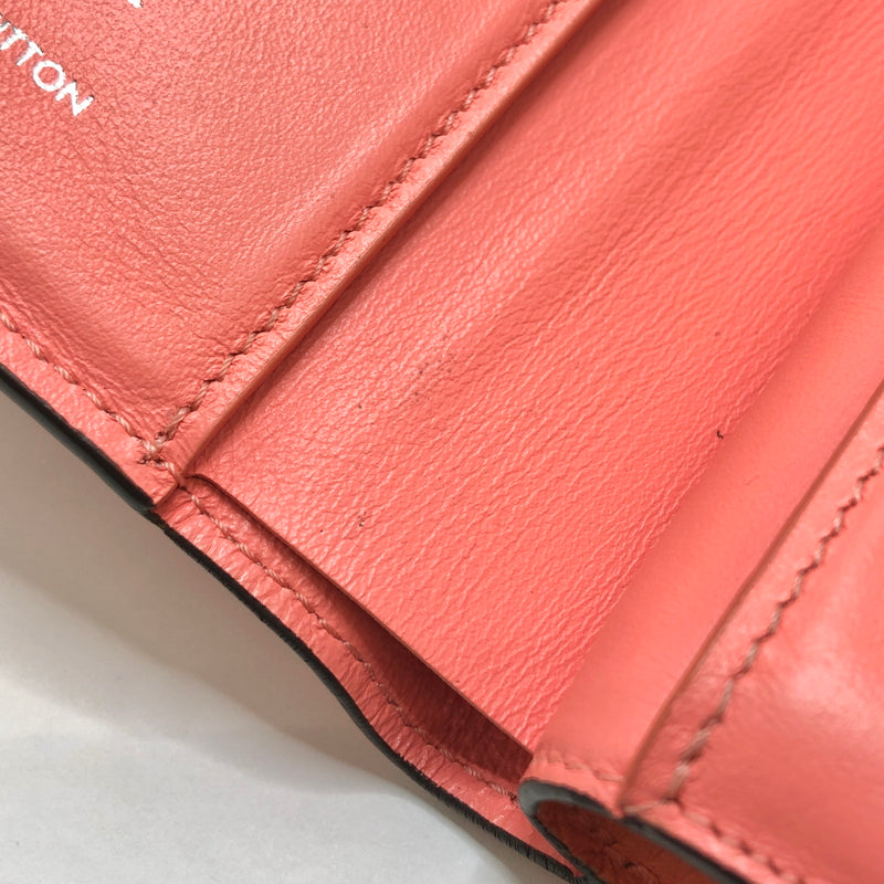 【中古品】【レディース】 LOUIS VUITTON ルイ・ヴィトン マヒナ ポルトフォイユ・クレア M81419 二つ折り財布 179-260709-rs-01-fur カラー：トロピカルコーラル 万代Net店