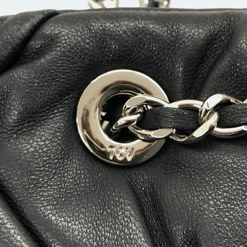 【中古品】【レディース】 TOV トーヴ CHAIN BAG チェーンバッグ レザー ハンドバッグ 手提げ 鞄  188-241216-rs-05-fur カラー：ブラック 万代Net店