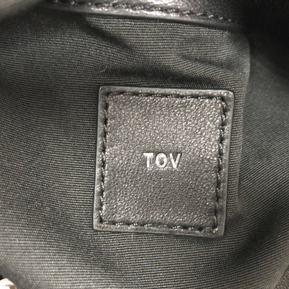 【中古品】【レディース】 TOV トーヴ CHAIN BAG チェーンバッグ レザー ハンドバッグ 手提げ 鞄  188-241216-rs-05-fur カラー：ブラック 万代Net店