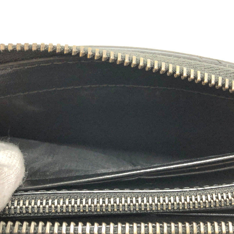 【中古品】【メンズ/レディース】 VERSACE ヴェルサーチェ La Greca グレカ ラウンドファスナー ウォレット 長財布 181-260709-rs-02-fur カラー：ブラック/グレー系 万代Net店