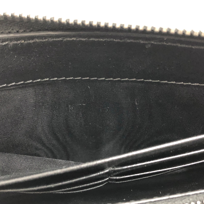 【中古品】【メンズ/レディース】 VERSACE ヴェルサーチェ La Greca グレカ ラウンドファスナー ウォレット 長財布 181-260709-rs-02-fur カラー：ブラック/グレー系 万代Net店