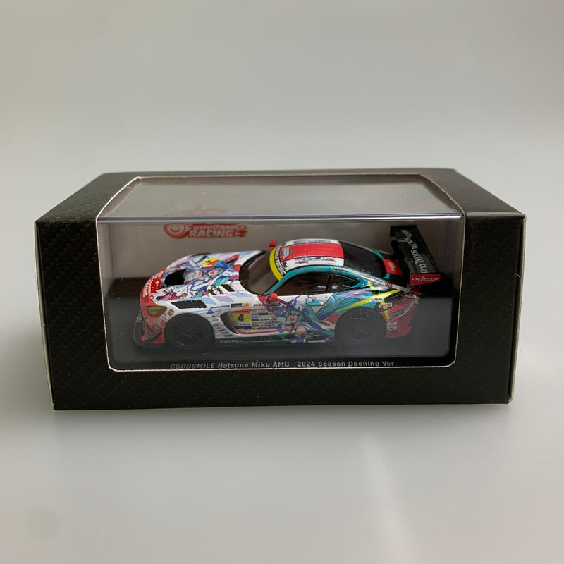 【現状渡し品】 グッドスマイルレーシング 初音ミク AMG 2024 開幕戦Ver. 初音ミク GTプロジェクト ミニカー 053-260427-AS-18-min 万代Net店